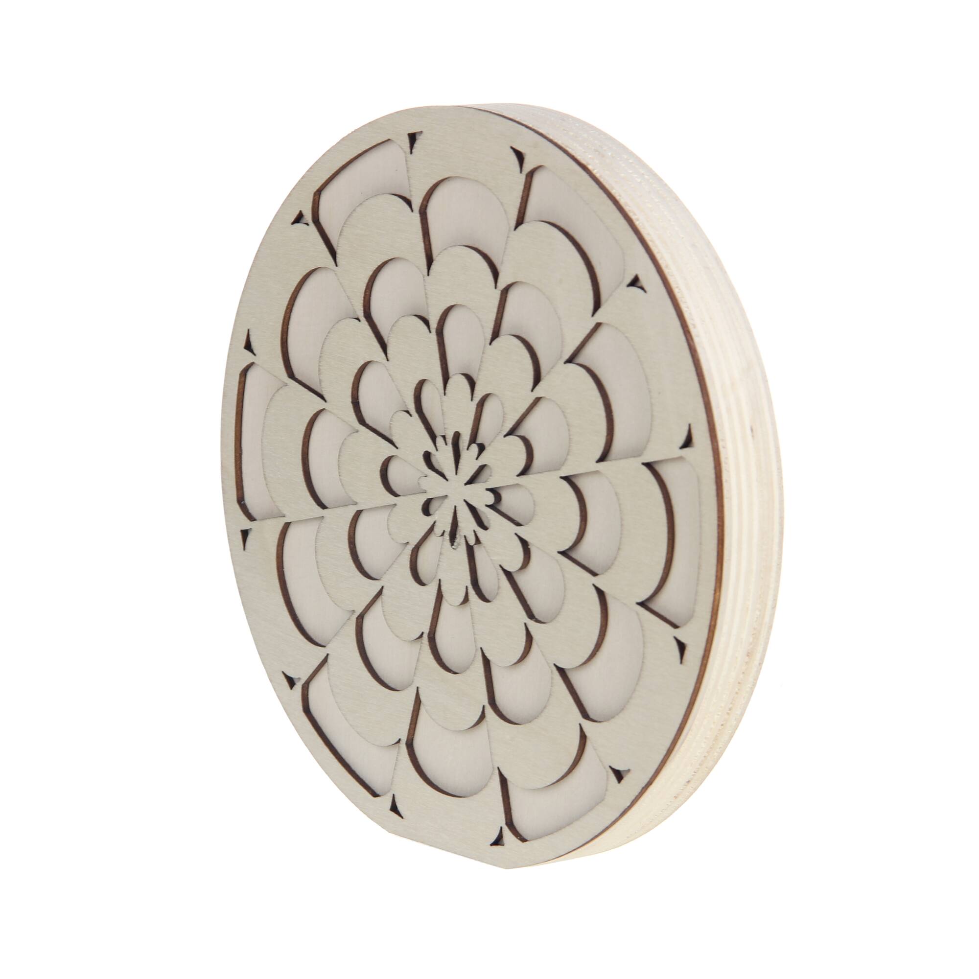 Jonathan Adler x Michaels 7" Optical Flower DIY Wood Décor